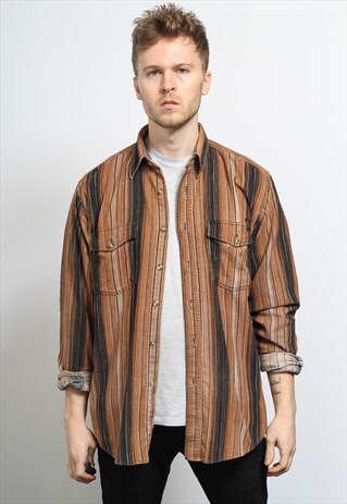 VINTAGE CORDUROY CORD SHIRT