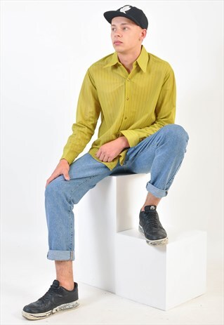 VINTAGE 80S SHIRT IN GREEN