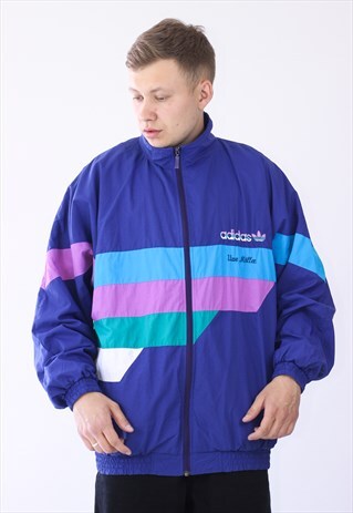 VINTAGE MENS ADIDAS ORIGINALS TRACK SUIT JACKET