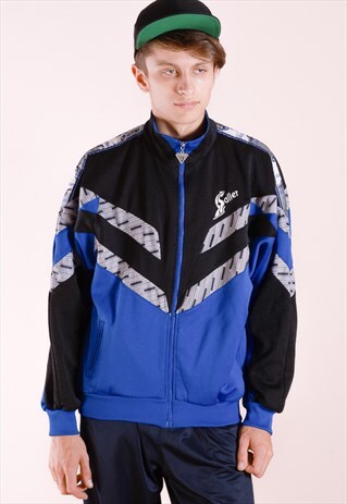 SALLER OLD SCHOOL, FUNNEL NECK COLLAR TRACKSUIT BY SALLER