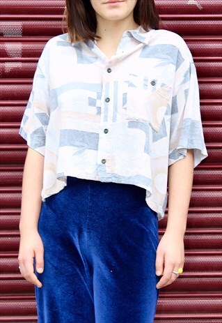 80S CROPPED SUMMER SHIRT