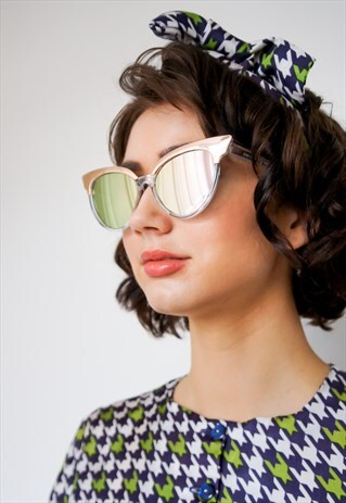 RETRO MIRRORED SUNGLASSES