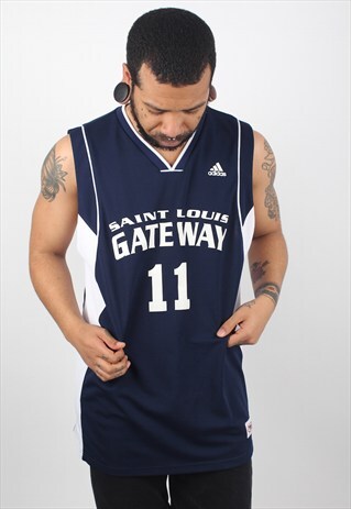 VINTAGE SAINT LOUIS BASKETBALL JERSEY SPORTS VEST ASM892