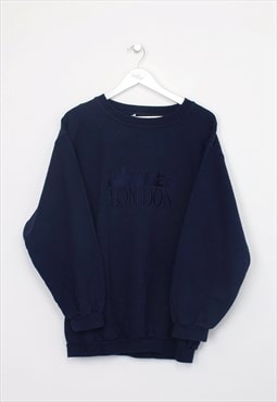 Vintage Unbranded sweatshirt in navy. Best fits L