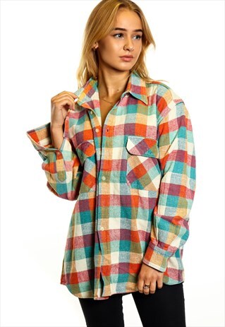 VINTAGE FLANNEL SHIRT S768