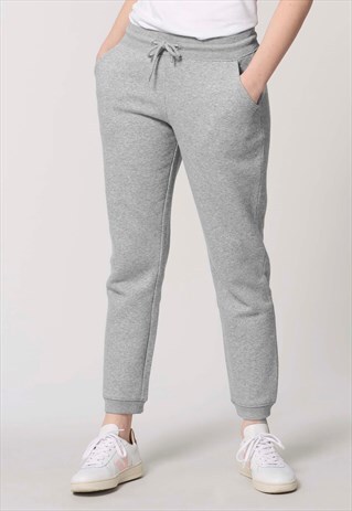 WOMEN'S JOGGERS IN GREY PREMIUM COTTON