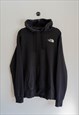 VINTAGE THE NORTH FACE 'NEVER STOP EXPLORING' BLACK HOODIE