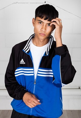VINTAGE ADIDAS 3 STRIPE CHEST LOGO UNISEX TRACKTOP