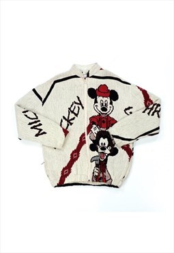 Vintage Disney Character Bomber Jacket