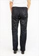 BLACK LEATHER TROUSERS
