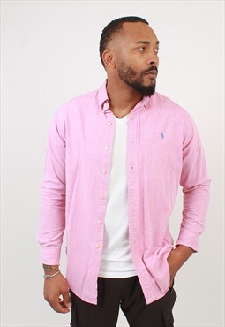 "Vintage Polo Ralph Lauren Pink Pure Cotton Shirt