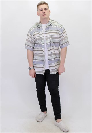 VINTAGE PATTERN FESTIVAL SHIRT