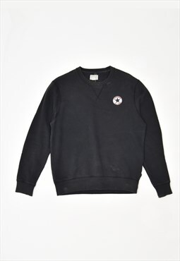 Vintage 00's Y2K Converse Sweatshirt Jumper Black