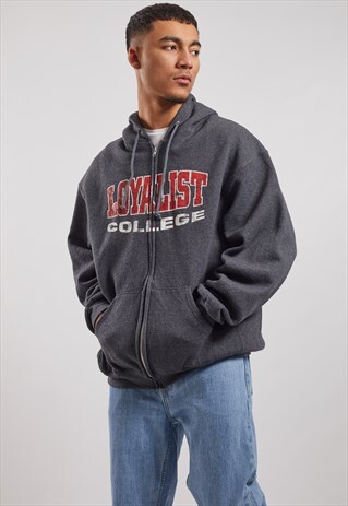 VINTAGE LOYALIST COLLEGE ZIP-UP HOODIE