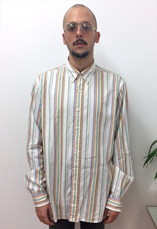 VINTAGE RALPH LAUREN 90S CLASSIC STRIPES SHIRT
