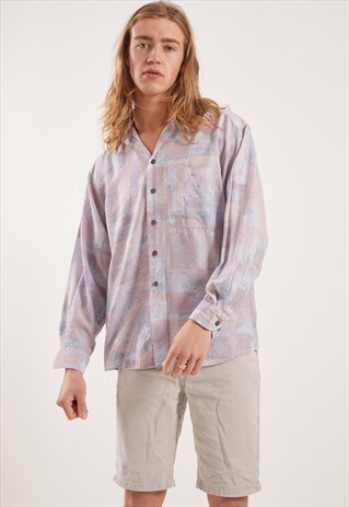 VINTAGE PATTERNED LONG SLEEVE SHIRT