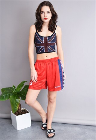 90'S RETRO UMBRO SPORTS BASKETBALL BOYFRIENDS SHORTS