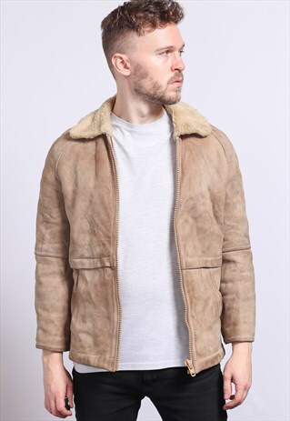 VINTAGE SUEDE AVIATOR JACKET