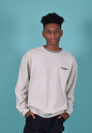 VINTAGE REEBOK BEIGE SWEATSHIRT