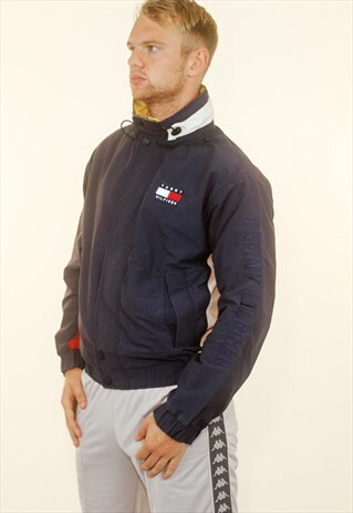 VINTAGE TOMMY HILFIGER SPELLOUT JACKET