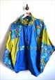 VINTAGE WINDBREAKER RAINCOAT SPORTS JACKET WITH HOOD PARKA