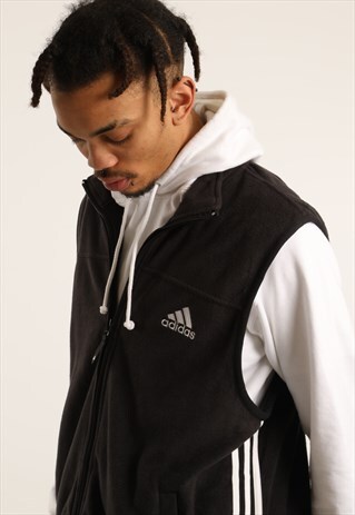 VINTAGE ADIDAS FLEECE LINED GILET