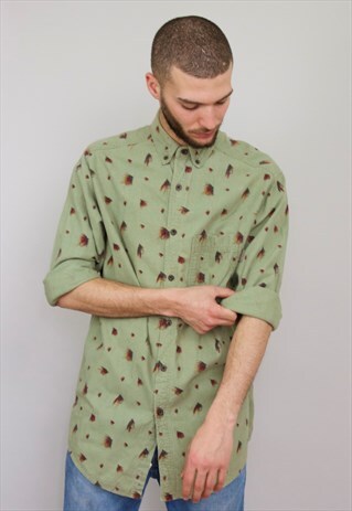 VINTAGE 90S PATTERNED SHIRT