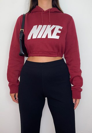 red nike hoodie