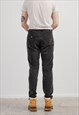 VINTAGE PIERRE CARDIN SOFT CORDUROY GREY TROUSERS W36