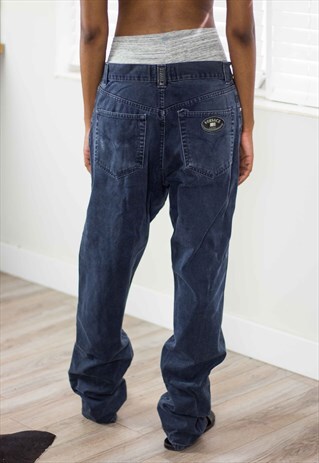 VINTAGE VERSACE JEANS LOGO 90S X 23.4