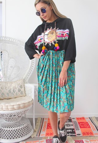 DRESS SWEATSHIRT VINTAGE FABRICS