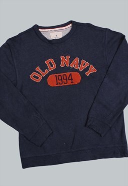 Vintage 90's Sweatshirt Navy Old Navy Jumper Medium
