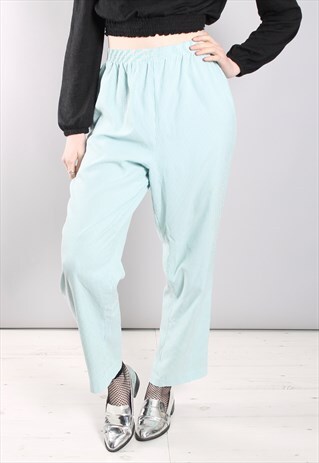VINTAGE 80S CANDY STRIPE HIGH WAISTED TROUSERS
