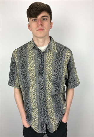 90S VINTAGE PATTERNED FESTIVAL SHIRT
