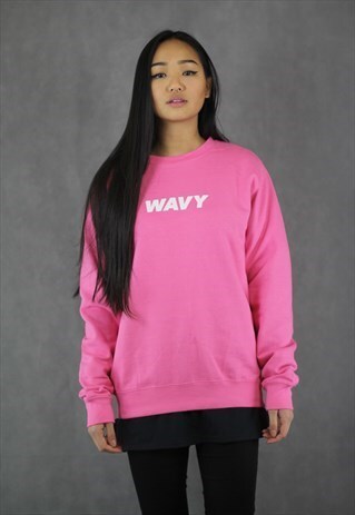 SALE - WAVY PINK JUMPER