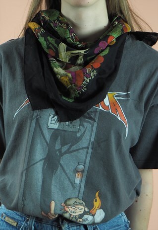 VINTAGE WOODLAND PRINT SCARF