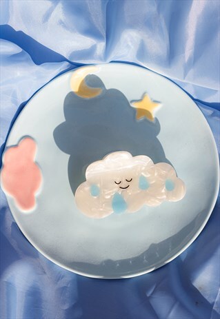 Shiny Cloud Rain Claw Hair Clip