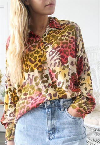 VINTAGE SHIRT LEOPARD PRINTS