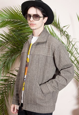 VINTAGE, DOPE LIGHTWEIGHT BOMBER JACKET FROM THE 90S