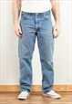 Vintage 90's Men Carhartt Lined Jeans in Blue