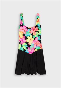 Black and multicolour swimsuit