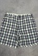 POLO RALPH LAUREN SHORTS CHECKED PATTERNED CHINO SHORTS 