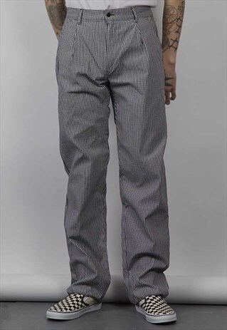 VINTAGE 90'S CHECKED CHEF PANTS