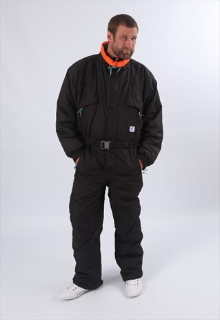 VINTAGE K-WAY FULL SKI SUIT SNOW M/L 42" (51G)