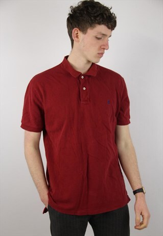 VINTAGE POLO RALPH LAUREN RED POLO SHIRT