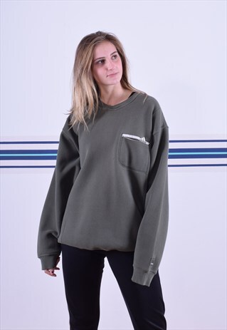 OLIVE ADIDAS SWEATSHIRT