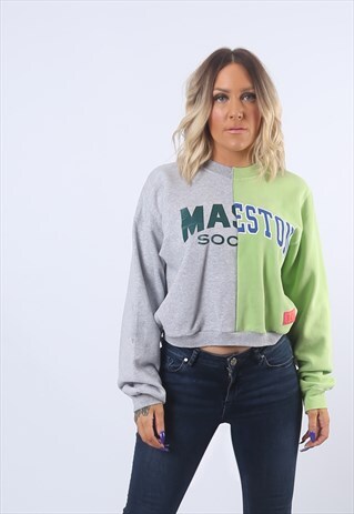 CROPPED SWEATSHIRT JUMPER OVERSIZED BICH REBORN HYBRID (EU5Q