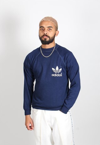 VINTAGE ADIDAS SWEATSHIRT BLUE