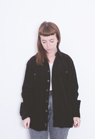 VINTAGE LOOSE FITTING CORDUROY SHIRT