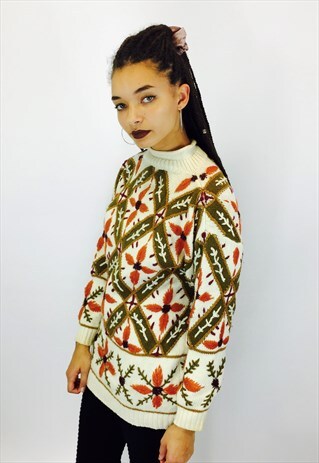 VINTAGE CHUNKY KNITTED JUMPER
